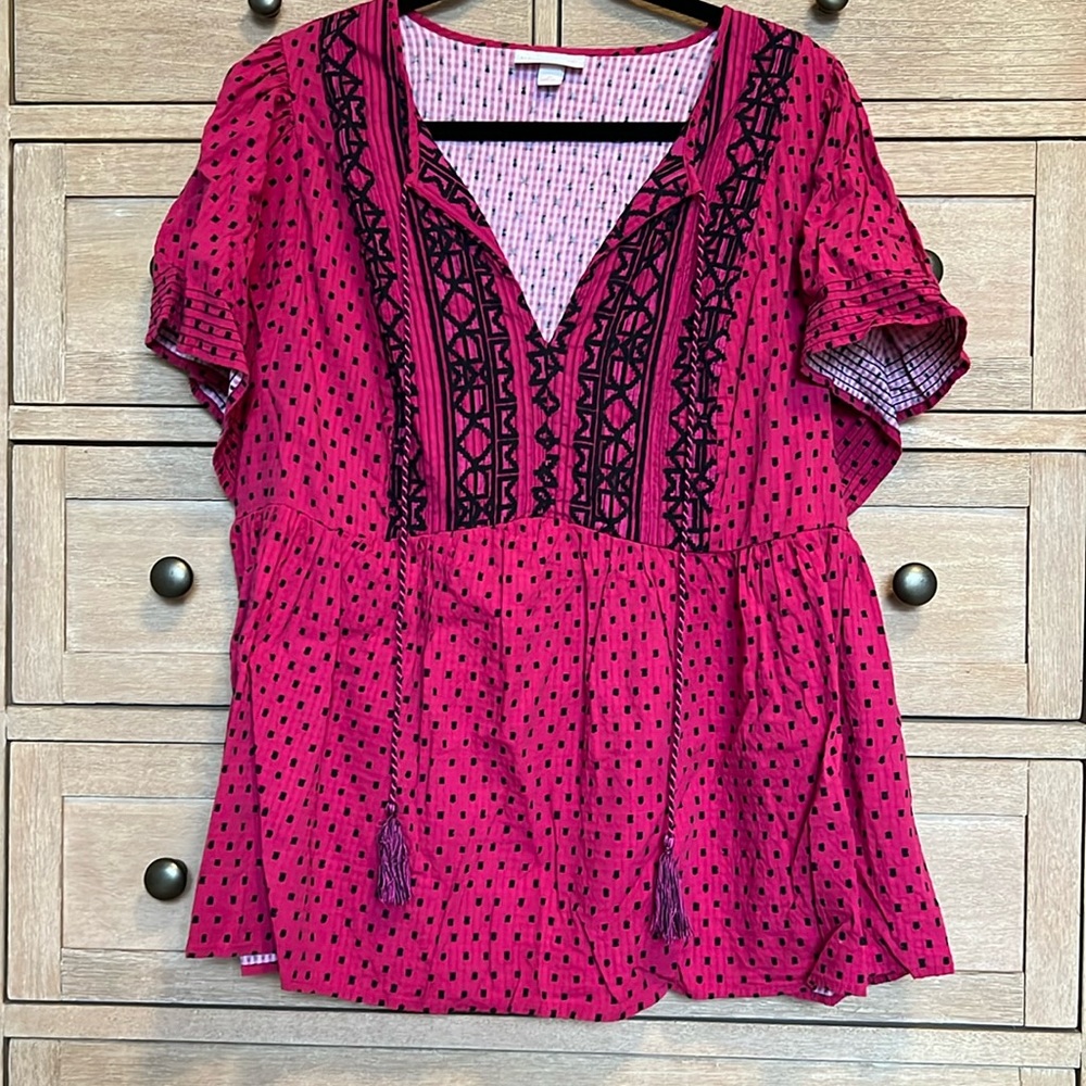 Fun peplum top